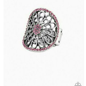 Pink stone ring